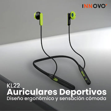 Audifono Bluetooth Deportivo Control Volumen Con Estuche Kin Hifi Sound Hifi Sport Kl 22
