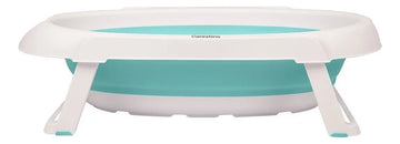 Bañera Plegable Con Soporte Carestino Aguamarina