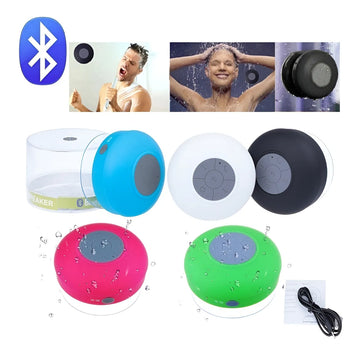Parlante Bluetooth Recargable Para La Ducha Resistente Agua Color Color