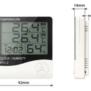 Reloj Termohigrometro Digital Sonda Temperatura Humedad Htc2