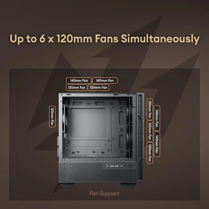 Funda Micro Atx Genuina De Madera De Nogal, Funda Matx Pc Co