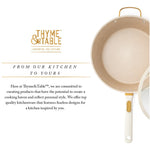 Sartén Thyme & Table Antiadherente 5 Cuartos Color Beige