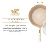 Sartén Thyme & Table Antiadherente 5 Cuartos Color Beige