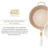 Sartén Thyme & Table Antiadherente 5 Cuartos Color Beige