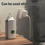 Calentador Tetero Biberones Portátil Inalámbrico Recargable Blanco