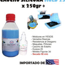 Caucho Silicona Mold 25 Liquido Moldes X250g Yeso 3d
