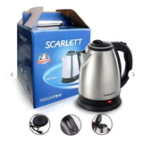 Jarra Hervidora Eléctrica De Agua Higiénica Rápida Metálica Color Gris