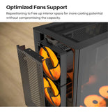 Montech Hs02 Pro Carcasa Atx De Media Torre Para Pc Pc Para