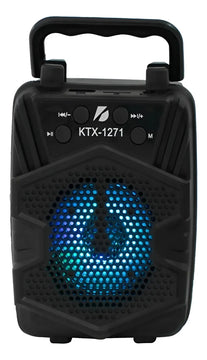 Parlante Recargable Bluetooth Ktx 1271 Usb Fm Sd Speaker Negro