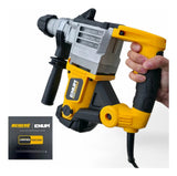 Taladro Rotomartillo Demoledor Perforador Accesorios 7 Jules - Amarillo - 50hz/60hz