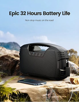 Bafle Bluetooth A Prueba De Agua Sumergible Nivel Ipx7 40w Negro