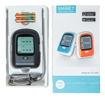Termómetro Digital Bluetooth Doble Sonda Para Carnes