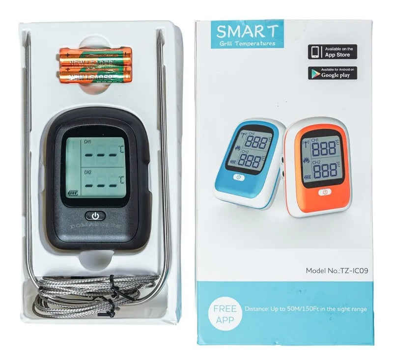 Termómetro Digital Bluetooth Doble Sonda Para Carnes