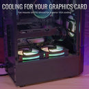 Gabinete Gamer Aerocool Quantum Mesh 3 Ventiladores Argb Rgb