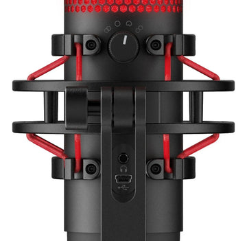 Micrófono HyperX Quadcast 4P5P6AA Condensador Bidireccional color negroS
