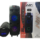 Parlante Cabina Profesional Torre De Sonido Doble 8 Pulgadas Negro