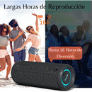 Altavoz Portátil, Altavoz Bluetooth Inalámbrico, Ipx7 Imperm Color Negro