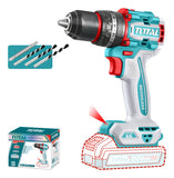 Taladro Percutor Atornillador 66nm Total 20v S/carbones Turquesa 50 Hz/ 60 Hz