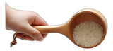 Cuchara De Madera Renococo, Cucharón De Sal De Baño Con Cord