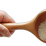 Cuchara De Madera Renococo, Cucharón De Sal De Baño Con Cord