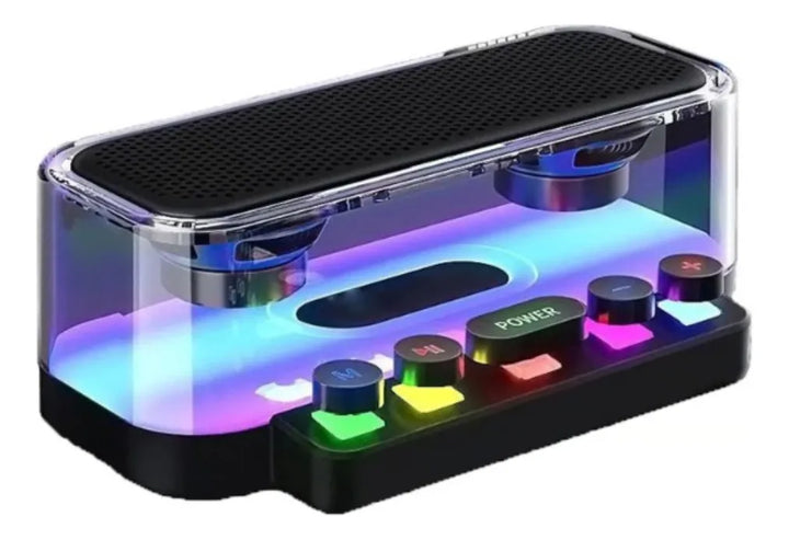 Parlante Bluetooth Z6 Rgb Portátil Teclas Mecánicas Gamer