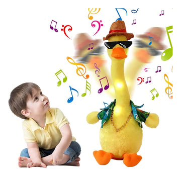 Pato Peluche De Juguete Bailarin Imita Sonidos