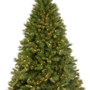Árbol Artificial Preiluminado De 7.5 Ft - Efecto Realista