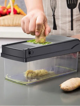 Rallador Picador Cortador De Verduras Y Frutas 22 En 1