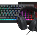 Kit Teclado/ Mouse/ Diadema/ Mousepad Redragon S147 Negro