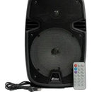 Parlante Korbix Kx 802 portátil con bluetooth negra
