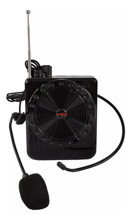 Parlante Portátil Micrófono Amplificador Bluetooth Radio Sd