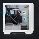 Chasis Thermaltake View 300 Mx + 3 Ventilador Rgb- Blanco