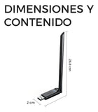 Antena Adaptador Wifi Usb 2.0 Inalambrica