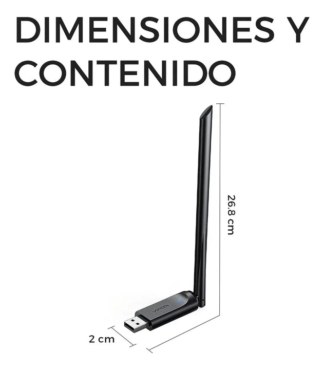 Antena Adaptador Wifi Usb 2.0 Inalambrica