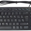 Teclado Dell KB216-BK-LTN QWERTY español latinoamérica color negro
