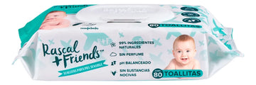 Pañitos Húmedos Premium Rascal Friends Piel Sencible