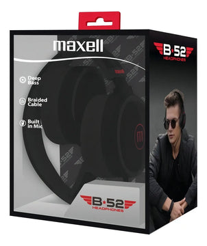 Maxell Audifono Hp-b52 C/microf Blk/red Diadema Color Rojo