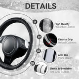 Cubierta De Volante De Cuero Brillante Ultra Elegante