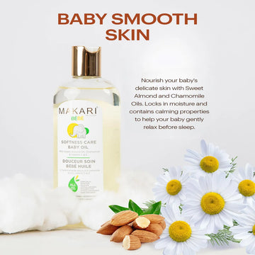 Makari Aceite De Bebé Softness Care Con Almendra Dulce, Ma.