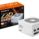 Fuente de poder para PC Gigabyte Full Modular GP-UD850GM PG5W 850W blanca