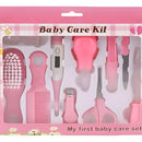 Kit Para Bebe 10 Piezas Rosa