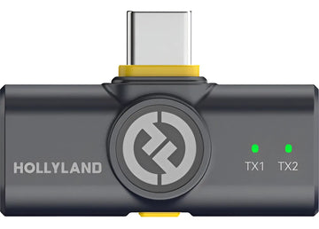 Hollyland Lark M2 Combo Duo Microfono Ios Android Dslr Apple Color Negro