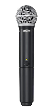 Micrófono Inalámbrico Shure Blx288/pg58-j10 Receptor Doble Color Negro