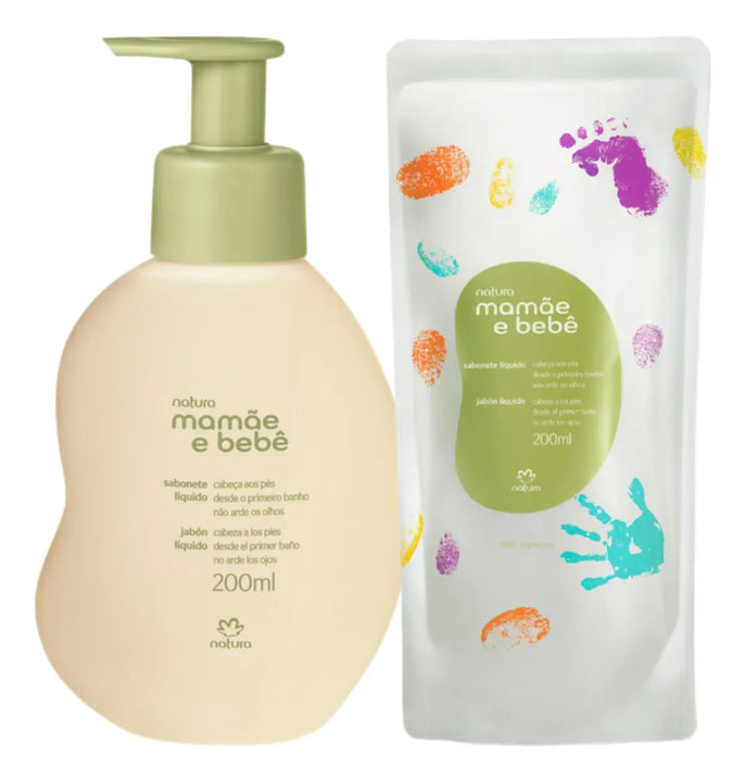 Jabón Líquido + Rep Mamá Y Bebé