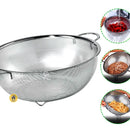 Colador Escurridor Para Alimentos Fritos Metal Galvanizado Disponible
