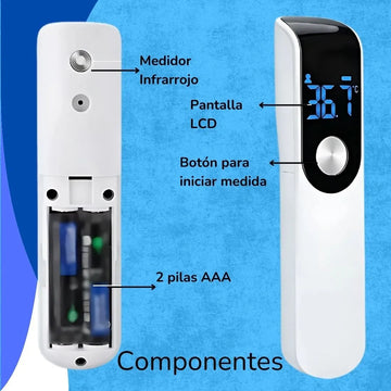 Termómetro Infrarrojo Digital Bebé Adulto Sin Contacto