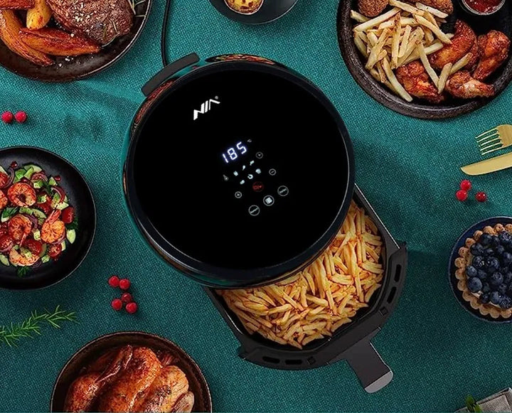 Air Fryer Freidora De Aire Digital Sin Aceite 2.5 Litros Negro