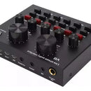 Tarjeta De Sonido V8 Interfaz Consola De Audio Grabación Negro