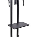 Soporte Tv Pedestal Móvil con Ruedas para Tv 32 A 70 Pulgada Color Negro