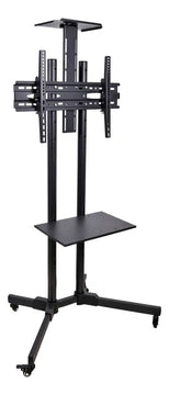 Soporte Tv Pedestal Móvil con Ruedas para Tv 32 A 70 Pulgada Color Negro